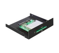 Delock SATA 3.5 Card Reader > CFast - Lecteur de carte - 3,5 po (CFast Card type I, CFast Card type II) - Serial ATA