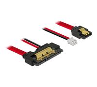 DeLOCK SATA 6Gb/s 7 Pin Female + Power 2 Pin Female > SATA 22 Pin Female