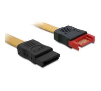 DeLOCK SATA 6Gb/s M/F Cable Extension, 0.3m, Yellow, 7-pin, 6.0 Gigabits_per_sec