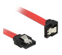Delock SATA-Kabel SATA III -> SATA down St/0.50m Rot Clip