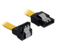 DeLOCK Câble SATA 6 Gb/s 70 cm Jaune un/GE/métal 30cm jaune