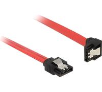 DELOCK SATA-Kabel SATA III -> SATA down St/St 0.30m rot Clip