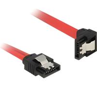 DELOCK SATA-Kabel SATA III -> SATA down St/St 0.50m rot Clip
