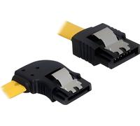 DELOCK SATA-Kabel SATA III -> SATA links St/St 0.30m gelb Cl