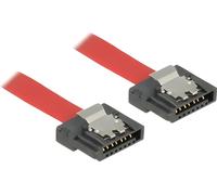DELOCK SATA-Kabel SATA III -> SATA St/St 0.3m FLEXI rot