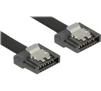 DELOCK SATA-Kabel SATA III -> SATA St/St 1.00m FLEXI schwarz