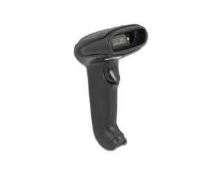 DeLOCK Scanner Code-Barres 1D/2D CMOS 752x480, Bluetooth 4.0, USB 2.0, 2.4 GHz, Portée 10m, Batterie 1800mAh, Mémoire 16Mo, Noir
