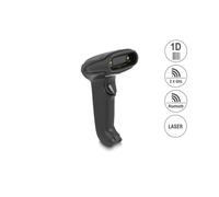 DeLOCK Scanner Code-Barres 1D Laser 90564 : Bluetooth, USB 2.0, 2.4 GHz, Portée 30cm, 100 scans/s, Capteur 752x480, Batterie LiPo 180mAh