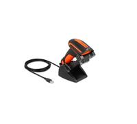 DeLOCK Scanner Code-barres Industriel 1D/2D CMOS 1280x800px Bluetooth 4.1 & 2.4GHz Portée 50cm + Station de Charge Induction, Batterie 1800mAh