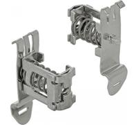 DELOCK Schirmklemme für Hutschiene - Kabeldurchm. 3 - 8mm