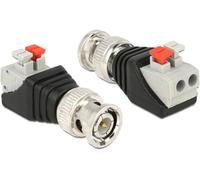 Delock série Adaptateur [1x BNC - 1x prise femelle] noir, argent