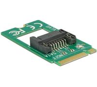 Delock série Adaptateur [1x M.2 - 1x SATA] vert