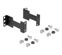 Delock Server Rack Extension de profondeur Adaptateur Kit de montage jusqu'à 10 cm 1 HE Noir