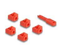DeLOCK Set de bloqueurs de ports pour RJ45 femelle, 10 unités