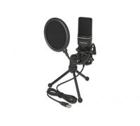 DeLOCK Set de microphone à condensateur - pour le podcasting, le jeu et le chant