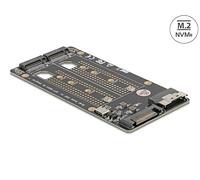 DeLOCK SFF-8654 Convertisseur SSD 8i vers 2 x M.2 Key M NVMe