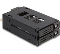 DELOCK Slim Bay Wechselrahmen für 2 x 2.5? U.2 NVMe SSDSD