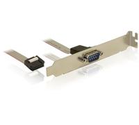 Delock Slot Bracket > 1 x Serial - Panneau desérie - IDC 9 broches (W)