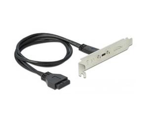 DeLOCK "Slot Bracket 1x USB-C, Connecteur d''extension"