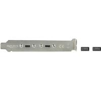 Delock Slot bracket - Console USB - 20 broches USB 3.1 Header (M) à USB-C (F) - 20 V - 3 A - 50 cm - noir (89935)