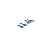 Delock Slot bracket - Panneau USB - tête 19 broches USB 3.0 (F) pour USB type A (F) - 40 cm - pour Delock Converter M.2