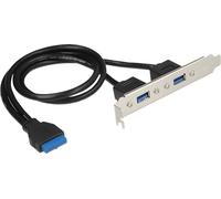Delock Slotblech 2x USB3.0 extern