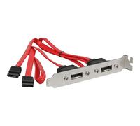 DeLOCK slotblech Baies internes 2 x SATA ZU 2 x eSATA externes