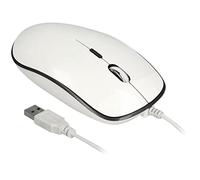 DeLock Souris USB-A/Type-C Bureau Optique 4 Boutons Blanc