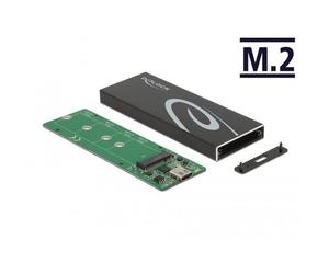 Delock - Speichergehäuse - M.2 Card / Sata 6gb/s - Usb 3.2 (gen 2)