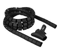 DELOCK Spiralschlauch m. Einziehwerkzeug 2,5m x 30mm schwarz