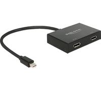 DELOCK Splitter Displayport 1 entrée mini DP -> 2 sorties