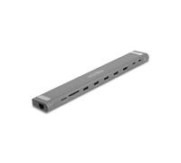 DeLOCK Station d'accueil USB-C 3.2 Gen 1 87895 : 4x USB-A, 1x USB-C, HDMI 4K 60Hz, Gb LAN, Lecteur Cartes SD/MicroSD, PD 3.0 85W