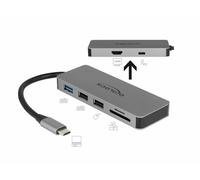 DeLock Station d'accueil USB-C 87 W avec USB-C, USB-A, SD, microSD et HDMI