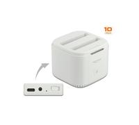 DeLOCK Station d'accueil USB Type-C 3.2 Gen 2 pour 2x 2.5" SATA HDD/SSD - Fonction Clone hors ligne - 6 Gbps - Ventilateur intégré - Compatible Windows/macOS