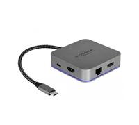 DELOCK Station d'accueil USB Type-C pour appareils mobiles 4K HDMI/Hub/LAN/