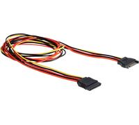 DELOCK Stromcable SATA 15Pin -> SATA 15Pin St/Bu 1.00m