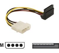 DELOCK Stromkabel SATA 15Pin up -> Molex 4Pin Bu/St