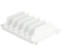 DELOCK Support d'appareils pour 6 tablettes ou smartphones blanc