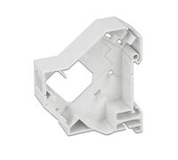 Delock - Support de montage de rail DIN d'insertion modulaire - montable sur rail - blanc - 1 port