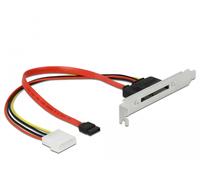 DeLOCK Support de prise avec 1 x SATA, 22 broches, mâle, externe