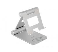 Delock Support de tablette réglable Aluminium, PC : accessoires, Argent
