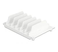 Delock Support pour 6 tablettes ou Smartphones Blanc