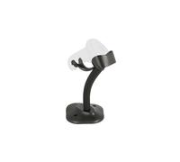 DeLOCK Support Scanner Code-Barres 90555 Noir avec Flexible Réglable, Base 23 x 172 mm, Hauteur 153 mm - Compatible Scanners Code-Barres Standard