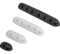 DELOCK Supports de câbles autocollants Set combiné 4 pièces