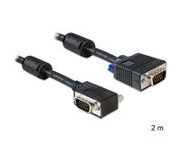 DeLOCK SVGA 2 m câble VGA VGA (D-Sub) Noir