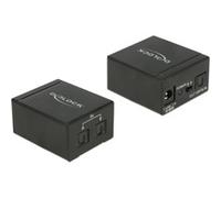 DeLOCK 18767 commutateur audio Noir