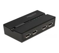 DELOCK USB 2.0 Switch f. 4 PC an 4Geräte | 11494