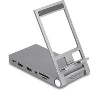 DELOCK Tablet und Notebook Dockingstation 4K mit int. Halt.