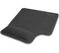 DELOCK Tapis de souris ergonomique avec gel pour gauchers noir