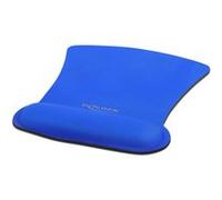 Tapis de souris ergonomique avec repose-poignet bleu